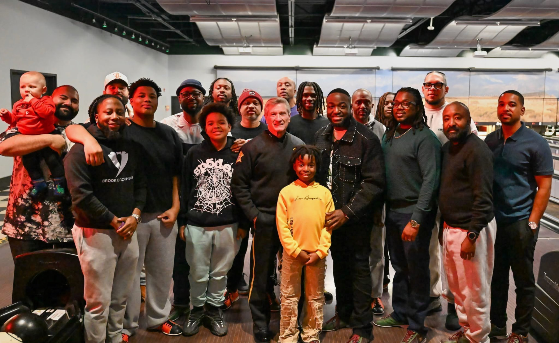 Men Matter members and their families gathered at a community fellowship outing